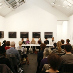 Jerwood Winners 2008 in discussion with Marta Weiss � Sarah Williams courtesy Jerwood Space