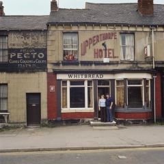 Keith, Sandra & the kids. Sunday 25 June 1978. Closing time. Portland Street, Sheffield © Peter Mitchell Keith, Sandra & the kids. Sunday 25 June 1978. Closing time. Portland Street, Sheffield © Peter Mitchell