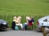 Paper reading couple, Padstow 2002 � The Caravan Gallery