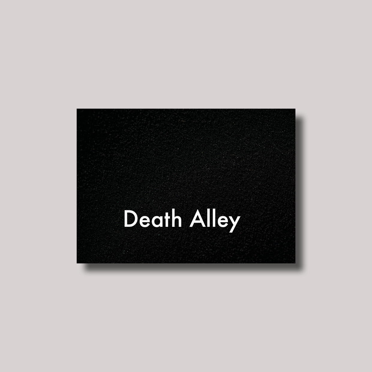 Self-published Showcase: Death Alley by Lewis Arnold — Impressions Gallery