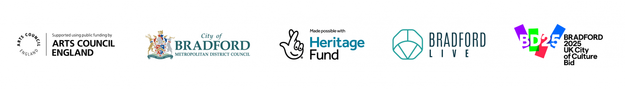 Bringing the Beat Back to Bradford funder partner logos