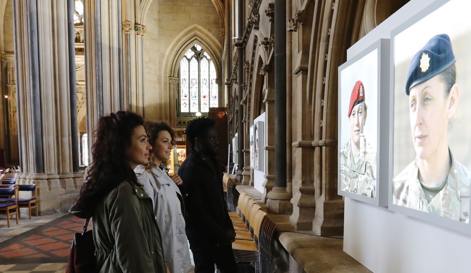 No Man's Land installed at Bristol Cathedral